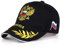 Russische Flagge Baseballkappe, Verstellbarer Wappen Eagle Emblem Badge Hut Für Camping -wandersport Schwarz