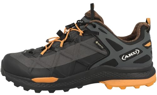 AKU Rocket Dfs GTX, Turnschuhe für Herren, 42 EU, Orange Schwarz, 46 EU