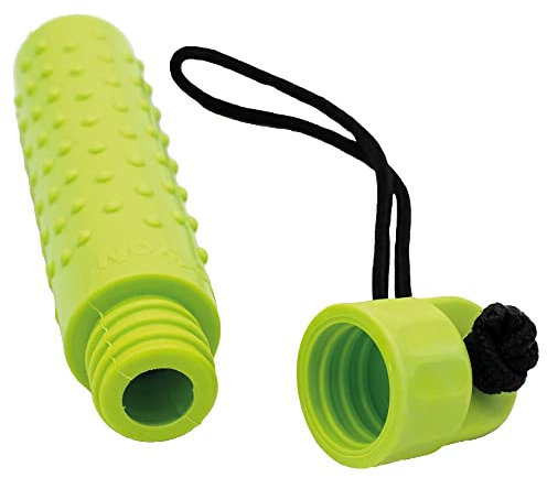 Procyon Snackdummy Silikon - EIN weicher, hohler Apportierdummy - witterungsbeständig - hygienisch - spülmaschinenfest, Grün