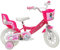 MATTEL Babys (Mädchen) 22179 Fahrrad, Rosa/Weiß, 12