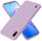 EASSGU Hülle für Samsung Galaxy A10 (6.2 Inches), Weiche TPU Silikon Hülle - Gras lila