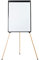 Bi-Office Essence Dreibein Flipchart, magnetischer Oberfläche aus lackiertem Stahl, Struktur aus schwarzem Aluminium und Holz