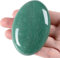 QINJIEJIE Groß Grün Aventurin 2.4 Ovale Kristall Natürliche Kristalle Edelsteine Sorgensteine Handschmeichler Stein Polierte Steine Reiki Steine für Angst zu Lindern Yoga Meditation Deko 1PC
