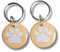 Kompatibel mit Sureflap Surefeed Microchip RFID Halsband-Ersatzanhänger, 2 Stück, wasserdicht, für Haustiere ohne Mikrochip (Orange)