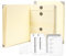 In Case Ordner für Papiere, Dokumentenmappe, Portfolio-Ordner I Go, Fächermappen und Ordner, fehlender Ordner, wichtiger Dokumenten-Organizer für Schule, Büro, Zuhause (Beige)
