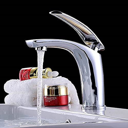 CCKUHN Wasserhähne, Wasserhahn, Waschtischarmatur, Heiß-Kalt-Waschbeckenarmatur, Messing-Wasserhahn/Mischbatterie/Wasserhahn, Badezimmerarmatur, Spülbeckenarmatur, Waschtischarmatur, Ant