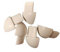 White Genesis Corner Tile Trim Pieces, Plastic External Corner, 3 Sizes - 6mm, 8mm, 10mm, Pack of 5 (White, 10mm)