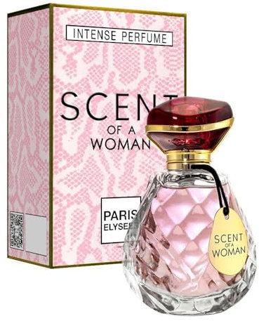 PARIS ELYSEES PARFUMS - Scent of a Woman - Eau de parfum femme - Oriental Floral - Notes de Poire, Néroli et Ambre - vaporisateur parfum - 100ML