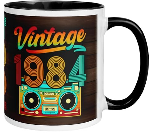 1984 Geburtstag Mann Frau | Vintage – 42 Jahre Geschenk | Jahrgang Tasse | Lustige Geschenktasse zum 42. Geburtstag | Geburtstagsdeko für Männer und Frauen zum 42ten | Made in Germany