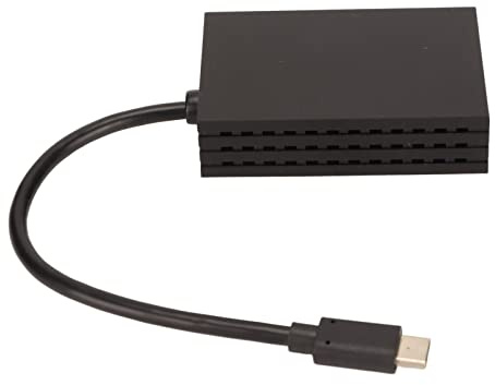 Topiky Adattatore in Fibra Ethernet Veloce, Porta USB C Ad Alta velocità Facile da Usare Porta Ottica Singola 100m Adattatore Ethernet modalità di Risparmio Energetico per Office