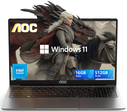 Laptop AMD 2025, laptop de 16 pulgadas con procesador AMD Ryzen 7 7735HS (8C/16T, hasta 4.75GHz), 16GB DDR5 512GB NVMe SSD Work Laptop, pantalla FHD de 16 pulgadas, carcasa de metal, WiFi-6, KB