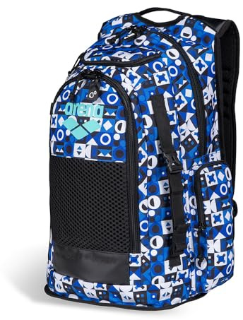 Arena Rucksack Schwimmbadtasche Allset 45 Liter Blau Weiß