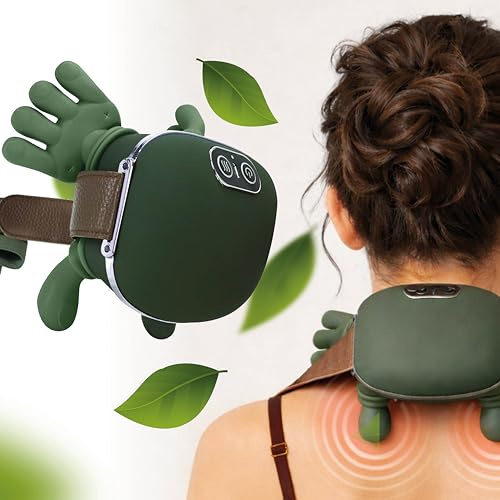 Masseur Cervical Chauffant Cou Nuque Dos Épaules - Massage Shiatsu Sans Fil