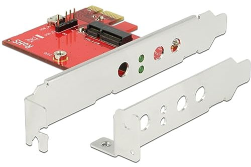 DeLock PCIe Karte 1x Intern M.2 E Low Profile WLAN-Adapter
