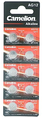 AccuCell LR43, VA12GA, 186, 84, LR1142 10er Set LR43 Knopzelle zum Sparpreis