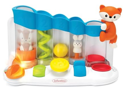 Infantino 216428 Sensory Ball Drop Piano Senso, Multicolored