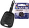 Echangeur Voiture télécommandée avec 2 Boutons NE73 + Batterie Blanc + Compatible avec Peugeot 206 CC SW