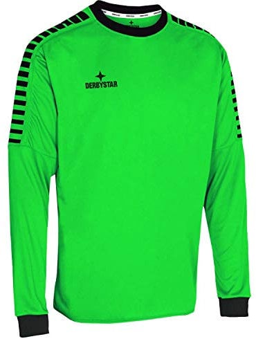 Derbystar Hyper Unisex Torwarttrikot, Gruen schwarz, XXL