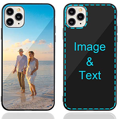 MXCUSTOM Personalised Phone Case for Apple iPhone 11 Pro | Customised Anti-Scratch Tempered Glass Shockproof Soft TPU Cases with Photo Image Text Picture Design Your Own (P1)