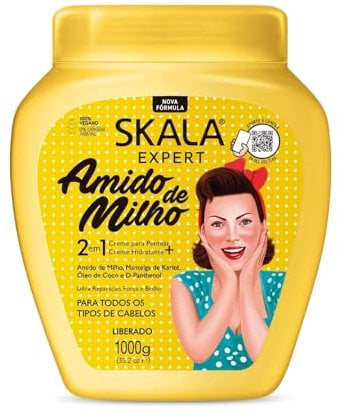 Skala Creme De Tratamento Amido Milho , 1 Kg (1Er Pack)