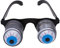 Sperrins Pop-Out-Brille Wackelige Augen auf Federn Pop-Out-Augen Neuheit Brille Halloween Karneval Party Kunststoff Witz Horror Schock Pop Eyes Brille Spielzeug