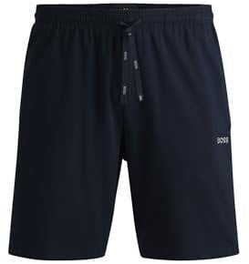 BOSS Mens Mix&Match Short CW Embroidered-Logo Shorts in Stretch Cotton