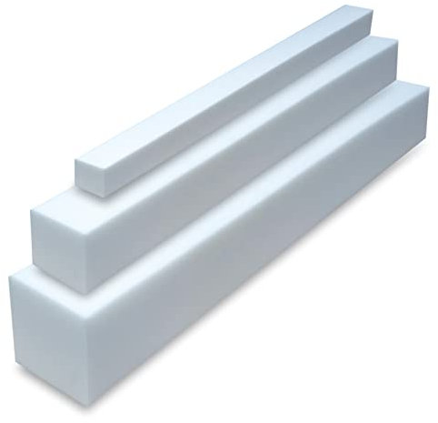 TULENA Rallonge de Matelas en Mousse pour Rembourrage - 10 x 20 x 140 cm - RG 28/44 - Combler Les espaces de lit - Dureté Moyenne