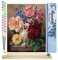 Figured'Art Malen Nach Zahlen Erwachsene Mit Rahmen Schöner Blumenstrauß - Paint by Numbers Basteln DIY Bastelset 40x50cm Mit Keilrahmen (nicht gespannt)