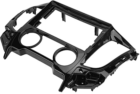 Auto-Stereo-Radio-Blende, 2DIN-Auto-Stereo-Radio-Blende, Navigationspanel-Verkleidung, Ersatz für Mitsubishi L200 Triton 2015–2019, Manuelle Klimaanlage