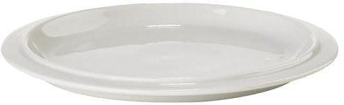 ZONE DENMARK Eau Plato Dia 12 x 1,7 cm, Color Roto, Porcelana, Blanco Hueso, 12 cm