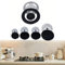 Universal Gas Stove Burner Cap, Oven Cooker Hob Gas Burner Crown & Flame Cap Kit, 6 Range Hoods and 5 Flame Diffusers For Sabaf Stoves(Flat)