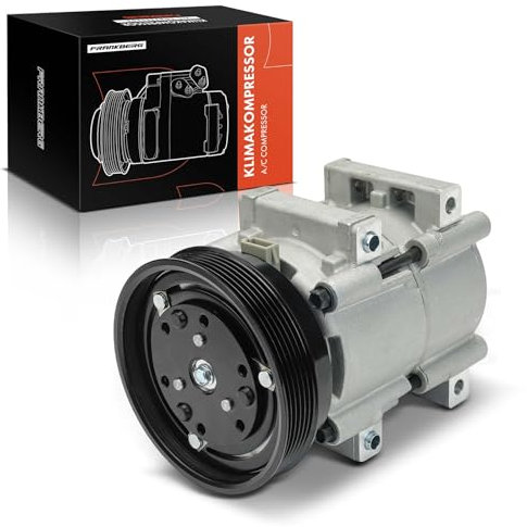Frankberg Sistemas de aire acondicionado Compresor de aire acondicionado con embrague Gasolina Compatible con KA RB Fiesta JA JB J3 J5 Pu.ma EC Courier Pick-up 4R3H19497BBincl. aceite premezclado