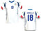 Generico Maglia Italia Blu o Bianca Personalizzata Barella 18 creata utilizzando Maglia Calcio Replica Autorizzata 2024 Taglie da Bambino Ragazzo (IT, età, 12 Anni, Regular, Bianca)