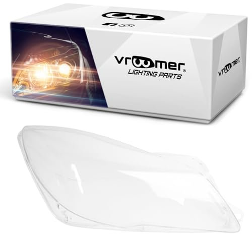 VROOMER Scheinwerferglas kompatibel mit Opel Insignia G09 Facelift 2013-2017 Lichtscheibe Scheinwerfergläser Frontscheinwerfer Streuscheibe rechts