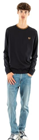 Fred Perry T-Shirt Ringer, marineblau, M