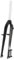 Forcella Mtb Forcella rigida opaca adatta for mountain bike in lega di alluminio da 26/27,5/29 pollici, tubo dritto, montante anteriore da 28,6 mm, forcella rigida MTB Forcella Della Bicicletta(For 26
