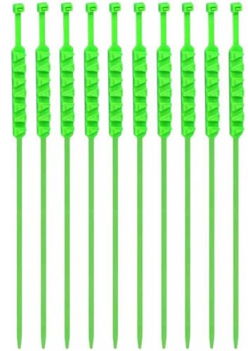 Schneeketten für E-Bike-Motorrad 10pcs Nicht-Schlupf-Reifenketten Universal-Radketten für Schnee Nylon Eis brechen mehrschichtige Zähne Winter Schneereifenketten, grüne Schneeketten