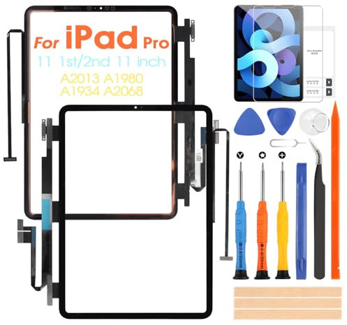 ARSSLY Pantalla táctil para iPad Pro 11 2018 1st A2013 A1934 A1980 Pantalla táctil para iPad Pro 11 2020 2nd A2068 A2230 A2231 A2228 pantalla táctil digitazer montaje completo reemplazo pantalla con