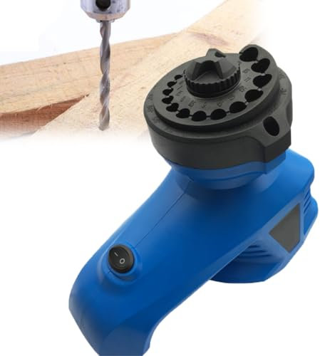MiBoce Affûteuse De Forets 3-12 Mm, Affûteuse De Forets Électrique, avec 19 Trous, Vitesse 1350 TR/Min, pour Foret Hélicoïdal Standard À 130°
