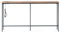 GOKHOMX Table Console étroite avec Station de Charge, Table Console Fine Console Meuble Bois Console d'entrée étroite pour Salon Entrée Couloir (Marron Vintage, 160 X 20 X 80,5 cm)