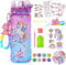 SaiXuan Licorne Bricolage Gourde Fille DIY, 600ml Gourde Fille à Personnaliser avec Kit de Loisir Créatif Enfant, Cadeau Fille Créatif 6-12 Ans, Diamond Painting Jeux Enfant 2 3 4 5 6 Ans