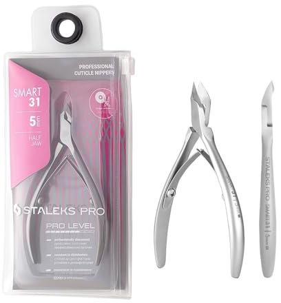 STALEKS PRO by Natury Nails®Alicate profesional para cutículas 5mm. Acero inoxidable. (Smart 31-5mm)