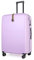 JLY Premium Lavender Purple Large Suitcase, 100% German Covestro PC, 4 Spinner Wheel Small Check-in Hard Shell Hand Luggage Suitcase, Superior Organisation TSA Security Lock Ultra-Quiet Wheels