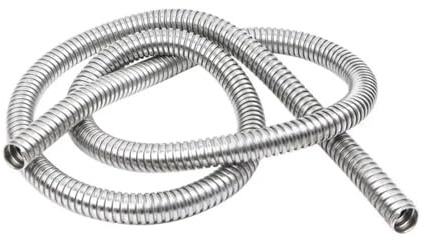 Tubo Corrugato In Acciaio Inossidabile Tubo corrugato flessibile in acciaio inox 304, diametro interno 4-20 mm, condotto for cavi da 3 metri for cablaggio automobilistico(10mm)