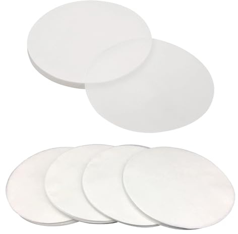 Pack of 100 Pcs - Round Greaseproof Baking Paper Circles, 41gsm Tin Liners (9 Inches)