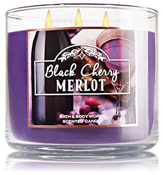 Bath & Body Works Black Cherry Merlot 3 Dochte Duftkerze 14,5 oz/411 g