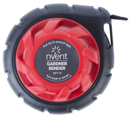 Gardner Bender EFT-15 Mini-Kabelschlange, 4,5 m, Stahl-Fischband, elektrisches Angelband, Rot und Schwarz
