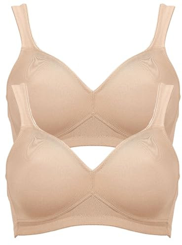 Anita 2er Sparpack BH ohne Bügel Twin 5493 Gr. 80A in 1xskin 1xskin