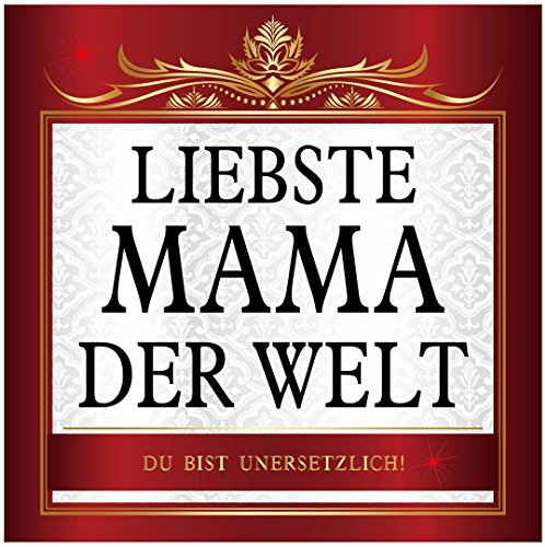 Aufkleber Liebste Mama der Welt Sticker 10 x 10 cm Mutter Mom Mommy Muttertag