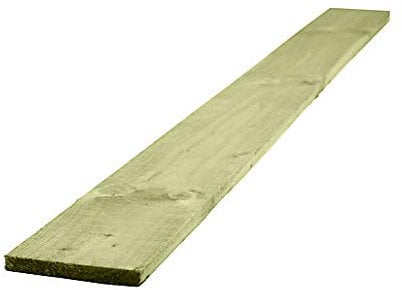 Wooden Gravel Board UC3 Tanalised Treated Timber 150mm x 22mm x 0.9m Pack of 10